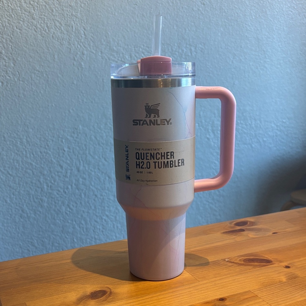 Stanley Pink H2.0 Tumbler with Handle